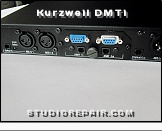 Kurzweil DMTi - Rear View * AES Inputs and Installed ADAT MDM Option Card /w DB-9 Sync Connectors