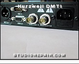 Kurzweil DMTi - Rear View * KDS (Kurzweil Digital Stream) I/O and Word Clock I/O