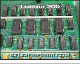 Lexicon 200 - Digital Board * 710-03306 REV.2 - Digital PCB - 4× 74F181 4-Bit Arithmetic Logic Unit (ALU)
