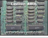 Lexicon 480L - HS`P Audio Memory * High Speed Processor Board (PCB Rev. 2 / 710-04385): Audio Memory Controlled by Memory Management Units (Lexicon ASIC 330-03766)