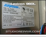 Lexicon 960L - Power Supply * Sunpower Model No. SAP-6250P 250W PSU