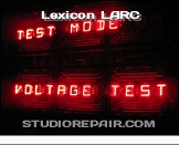 Lexicon LARC - Display * Voltage Test