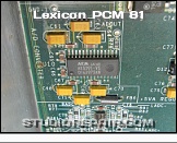 Lexicon PCM 81 - A/D Converter * AKM AK5391 - 24-Bit Stereo A/D Converter