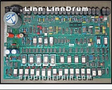 Linn LinnDrum - Sound Board * DRM Board - Drum Sound Generation Circuitry & Power Supply - Component Side