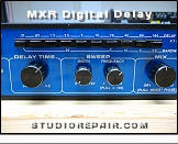 MXR M-113 Digital Delay - Front Panel * Delay Time, Sweep and Mix Controls