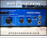 MXR M-113 Digital Delay - Front Panel * Mix and Feedback Controls, I/O Jacks