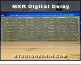 MXR M-113 Digital Delay - TTL Board * 113-3001-103 (Model 113, PCB No. 3001, Rev. 103), Soldering Side