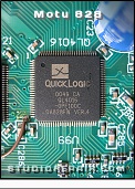 Motu 828 - PLD * QuickLogic QL4016 PLD (Programmable Logic Device) with integrated SRAM