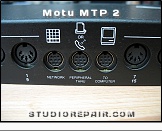 Motu MTP 2 - Host Jacks * …