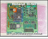 Roland D-50 - Main Board * PCB 22925445 / Assy 76180090 - Blue PCB: Musitronics M.EX D-50 Expansion