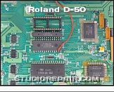 Roland D-50 - Main Board * Main Circuit Board - PCB 22925445 / Assy 76180090 - NEC μPD78312 8-Bit MCU, Roland/NEC μPD65005G-062 & Roland HG61H25B18F Gate Arrays