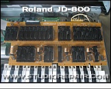 Roland JD-800 - Panel PCB * The right one of the two panel PCBs