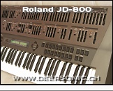 Roland JD-800 - Top View * …