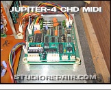 JUPITER-4 CHD JP4-KBD - Installation * CHD JP4-KBD - Keyboard Assigner Extension Board in Place