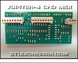 JUPITER-4 CHD JP4-KBD - Extension Board * CHD JP4-KBD - Keyboard Assigner Extension Board - Soldering Side