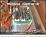 Roland Jupiter-4 - Key Assigner Board * Key Assigner Board PCB 052-032 (Old Design: 4× Roland BA662 in Portamento Section)