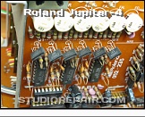Roland Jupiter-4 - Module Control Board * Module Controller PCB 052-235 - 6× 2SC1583 Dual NPN Transistor (SIP-5)