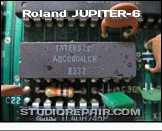 Roland Jupiter-6 - A/D Converter * Intersil ADC0804LCN - 8-Bit A/D Converter