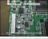 Roland JP-8000 - D/A Section * NEC μPD63200GS: 18-Bit DAC (Electrolytics of the Audio Signal Path Removed)