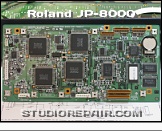 Roland JP-8000 - Main Board * 4× Roland TC170C140 DSP ASIC & a Hitachi HD6413002 - H8/3002 32-Bit Microcontroller