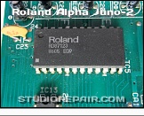 Roland Alpha Juno-2 - DCO * Roland 87123 Integrated DCO Circuitry