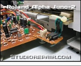 Roland Alpha Juno-2 - Aftertouch * Pressure Strip Connector