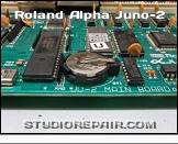 Roland Alpha Juno-2 - Battery * Replaced Backup Battery with Socket