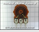 Roland Alpha Juno-2 - Encoder * The α-Dial Encoder Contact Board