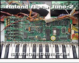 Roland Alpha Juno-2 - Main Board * JU-2 Assembly 7616110 / HS-80 Assembly 76168120