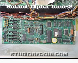 Roland Alpha Juno-2 - Main Board * JU-2 Assembly 7616110 / HS-80 Assembly 76168120