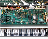 Roland Alpha Juno-2 - Main Board * JU-2 Main Board Assembly 7616110 (Revision w/o the HS-80 Assembly No 76168120 Imprint)