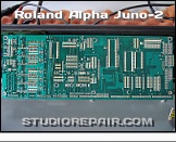 Roland Alpha Juno-2 - Main Board * Main PCB Soldering Side