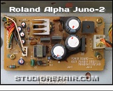Roland Alpha Juno-2 - Power Supply * Power Board (Assembly 76160111 for 100/117 Volts and 76160114 for 220/240 Volts)