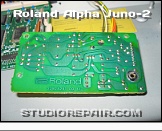 Roland Alpha Juno-2 - Power Supply * PSU Board Soldering Side