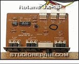 Roland JX-3P - DIN Jack Board * DIN Board 149H216 / PCB 052H451A - Early Series w/o MIDI Thru Jack