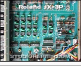 Roland JX-3P - Main Board * Main Board 149H213 / PCB 052H440B (Early Series: IC4-IC18 DIL Cases)