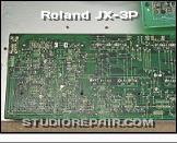 Roland JX-3P - Panel Board * Panel Board 149H214 / PCB 052H441C - Soldering Side