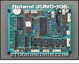 Roland JUNO-106 - CPU Board * PCB 291-201 - Component Side