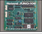 Roland JUNO-106 - Module Board * PCB 291-902 - Component Side - MCU and DCO