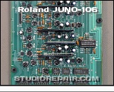 Roland JUNO-106 - Module Board * PCB 291-902 - Component Side - Voices