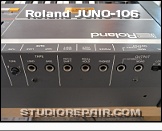 Roland JUNO-106 - Rear Jacks * …