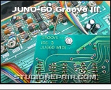 Roland Juno-60 - Groove MIDI Kit * Circuit Board: GROOVE iii ISS. 3 JU660 MIDI