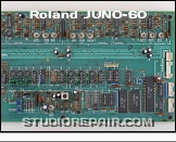 Roland Juno-60 - CPU / Voice Board * Board OPH161 / PCB 052H370C