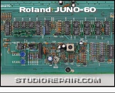 Roland Juno-60 - Master Oscillator * Varicap-based high frequency oscillator circuitry (variable capacitance diode used as voltage-controlled capacitor for the VCO)