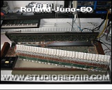 Roland Juno-60 - Keyboard Assembly * Dismounted keyboard assembly