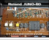 Roland Juno-60 - Panel Board * Panel Board A OPH187 / PCB 052H410C