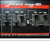 Roland Juno-60 - Panel - Filters * …
