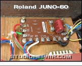 Roland Juno-60 - Power Supply * PSU Fuse Board PSH093 (220/240V) / PCB 052H414