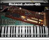 Roland Juno-60 - Right Panel PCB * Dismounted right panel PCB