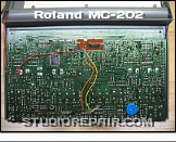 Roland MC-202 - Mainboard * Soldering Side of the Main PCB